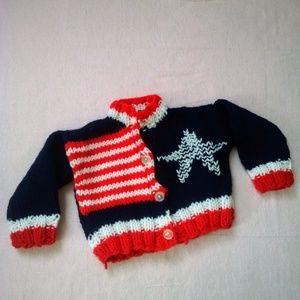 Handmade Flag Sweater